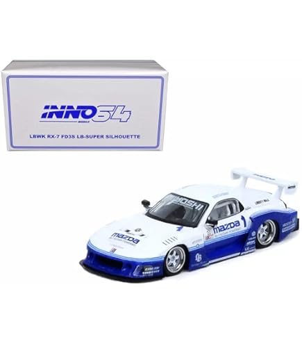 INNO64マツダ RX-7 (FD3S) LB-WORKS スーパーシルエット Amazon | Inno Models 1/64 マツダ RX7 (FD3S) LB-WORKS